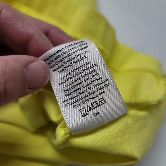 No Boundaries Mens 3X Large Tshirt Neon Yellow Oversized Airbrush Street Art Y2K - Picture 12 of 12